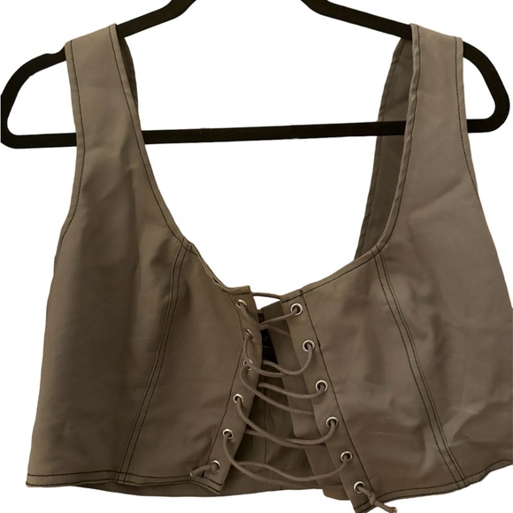 forever 21 corset size Large (Brown Verison of the photo) - Picture 2 of 4